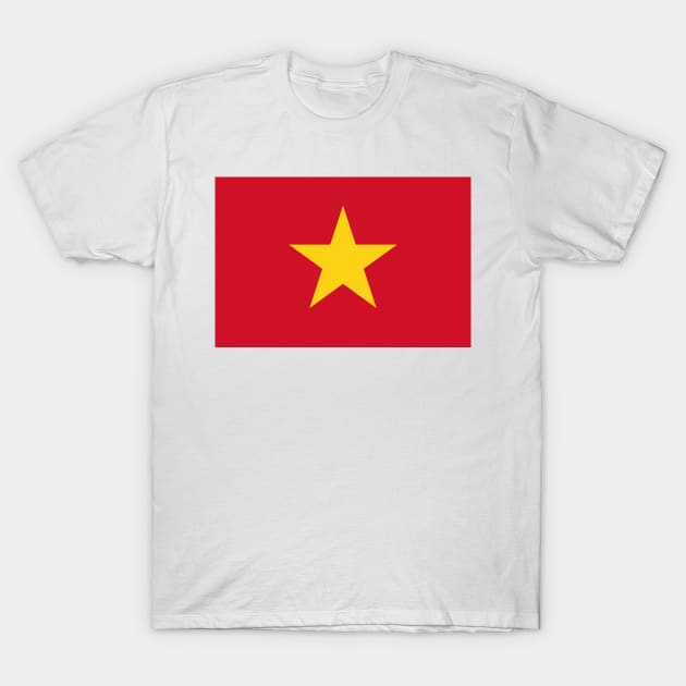 Vietnam flag T-Shirt by flag for all